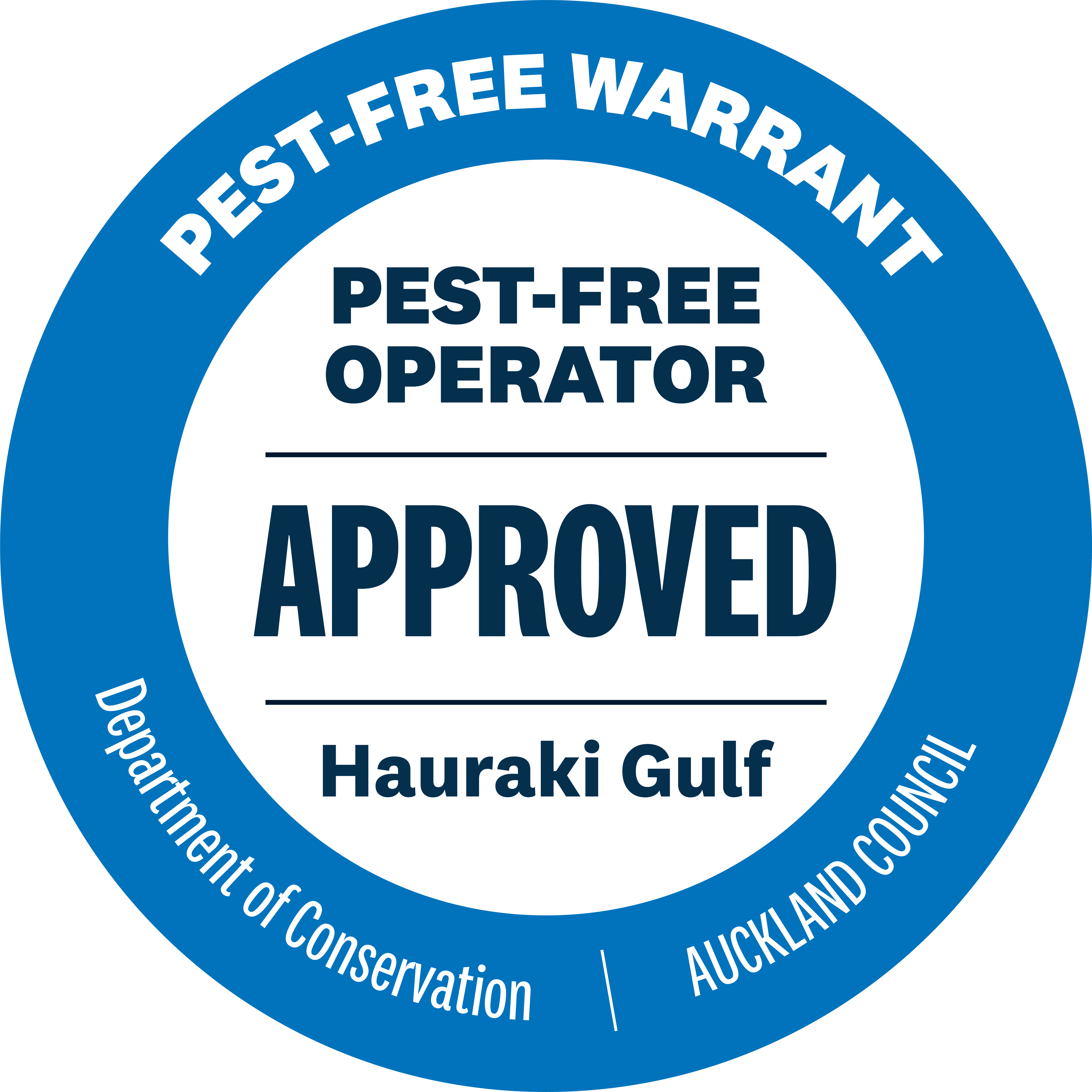 Approved Pest-Free Operator badge